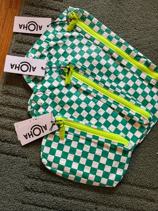 ALOHA Collection Accessories - Aloha 3 pack green check